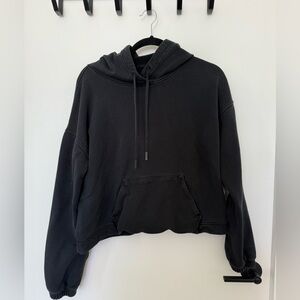 Lululemon x Barry’s Cropped Black Hoodie - Size 12